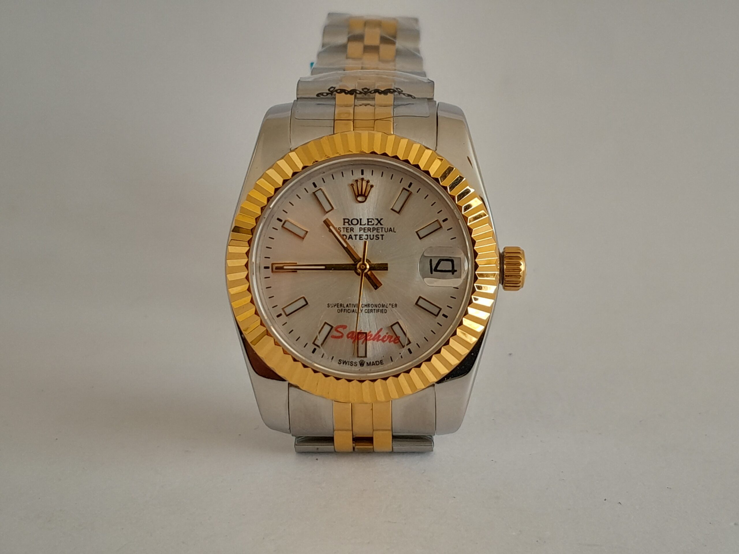 Rolex Date Just Acero Oro